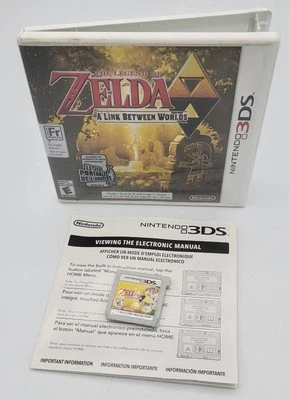 The Legend of Zelda A Link Between Worlds - Nintendo 3DS - Complete CIB - Tested - Image 1 of 2