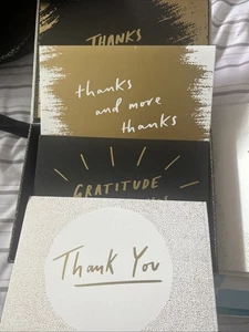 PAPYRUS 16 pc box Thank you notecards w/lined envelopes. BEAUTIFUL!! NEW!! - Picture 1 of 2