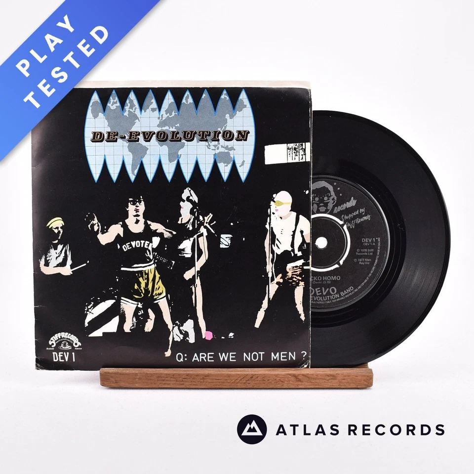 Devo - Jocko Homo / Mongoloid - Gatefold 7" Vinyl Record - VG+/EX - Image 1 of 4