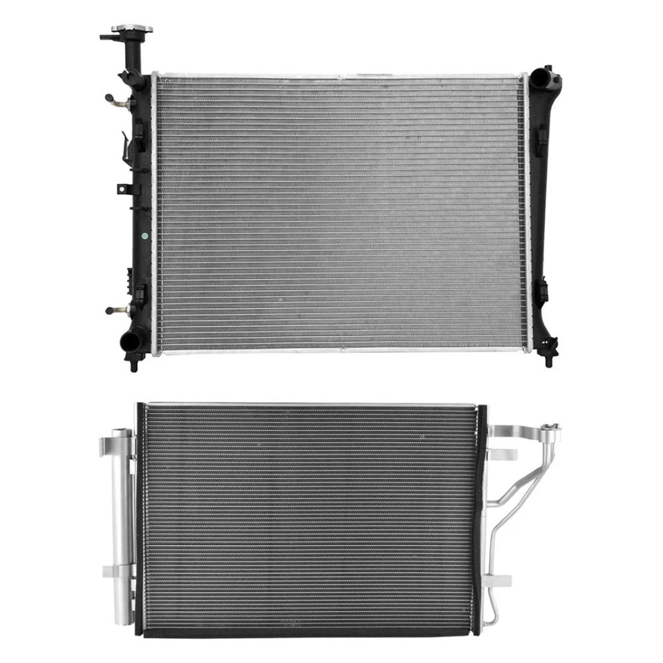For Kia Forte 2010 OSC Heat Transfer Products Radiator & Condenser Kit Foto 1 de 1