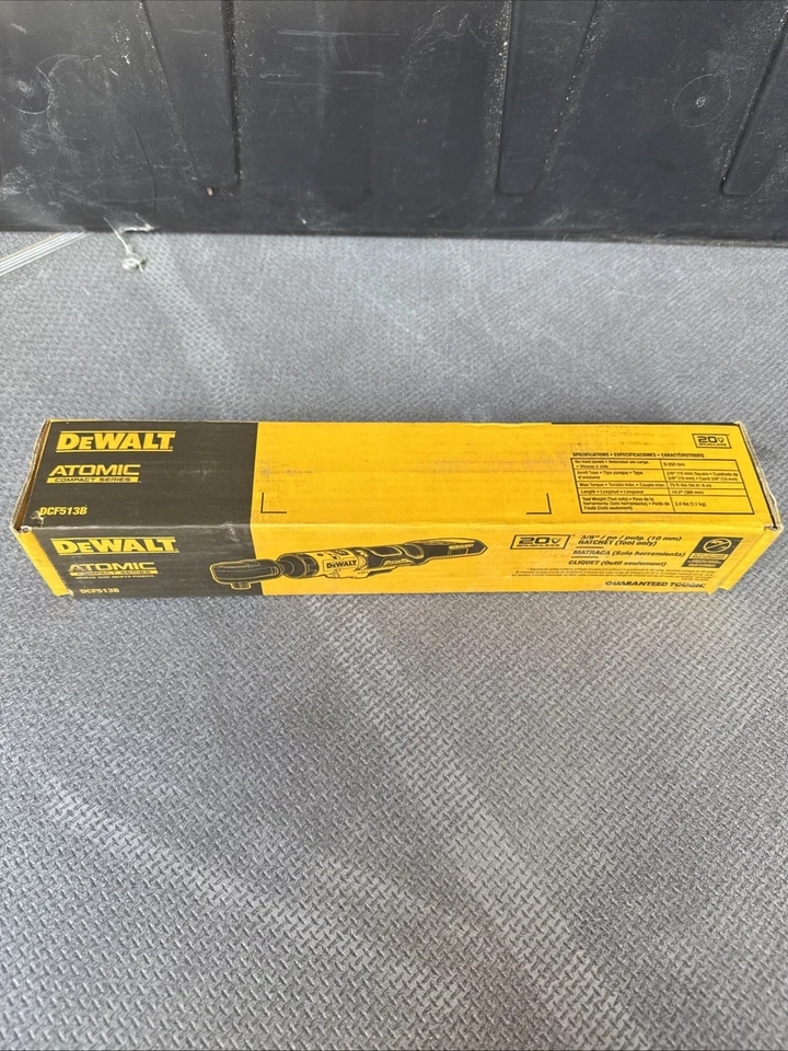 DEWALT ATOMIC COMPACT SERIES 20V MAX Brushless 3/8'' Ratchet DCF513B (Tool Only) - Image 1 of 1