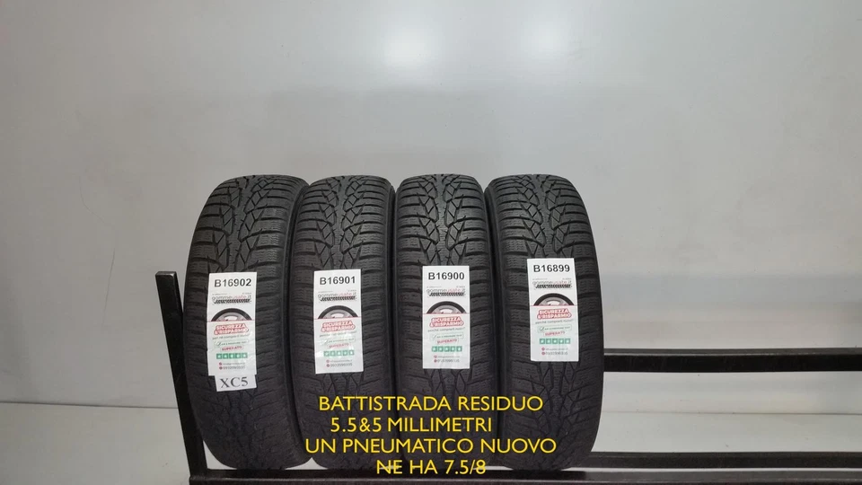 GOMME USATE  TERMICHE 165/60R15 77T NOKIAN WR D4 PNEUMATICI B16902 - Bild 1 von 1