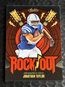 2024 Panini Absolute - Rock Out Jonathan Taylor #RO-JTR Indianapolis Colts - Bild 1 von 2