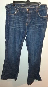 Old Navy The Sweetheart Dark Denim Bootcut Jeans Gr. 16 - Bild 1 von 4