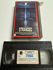 USED, AS IS, NOT TESTED, STRANDED 1988 Science Fiction VHS RCA Columbia DAMAGED - Picture 1 of 23