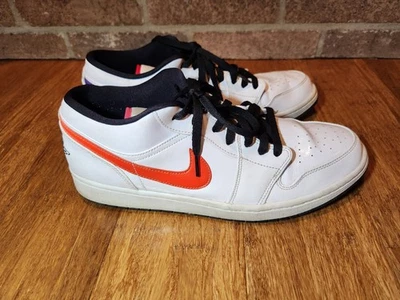 Nike Air Jordan 1 Zapatillas bajas para hombre 13 multicolor Swoosh' blancas CW7009-100 Foto 1 de 4