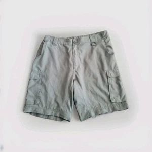 Boy Scouts of America Men's Cargo Green Shorts Polyester Size large / 9" inseam - Picture 1 of 5