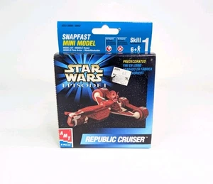 Vintage AMT ERTL Star Wars Episode I Mini Model Snapfast Republic Cruiser NEW! - Picture 1 of 4