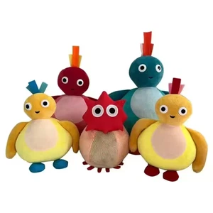 5pcs New Twirlywoos Chickedy Chick Peekaboo Plush Toy Stuffed Doll Birthday Gift - Picture 1 of 7