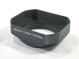 Genuine Pentax Metal Lens Hood For Pentax Takumar 35mm F2 & 35mm F3.5 Lenses - Picture 1 of 5