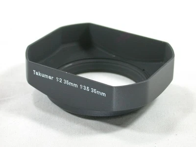 Genuine Pentax Metal Lens Hood For Pentax Takumar 35mm F2 & 35mm F3.5 Lenses - Image 1 of 4