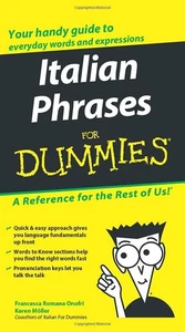 Italian Phrases For Dummies by Onofri - Foto 1 di 1