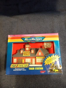 Galoob Central Station Micro Machines City Scenes Lights Work 1989 Vintage 65680 - Picture 1 of 7
