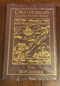L RON HUBBARD BOOK CLASSIC FICTION SERIES LEATHER HC THE SKY CRASHER SHRINK WRAP - Picture 1 of 2