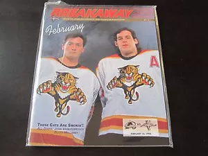 Florida Panthers Program 2/16/96 vs Avalanche John Vanbiesbrouck Mellanby - Picture 1 of 1