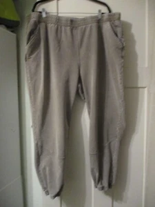 DG2 Diane Gilman Khaki Jogger Pants - Women's Size 3X PLUS FREE SHIPPING! - Picture 1 of 6