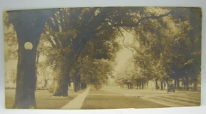 obo~! Vintage Antique Postcard 7" X 3.5" RPPC Old Ford Manchester Vermont - Picture 1 of 4