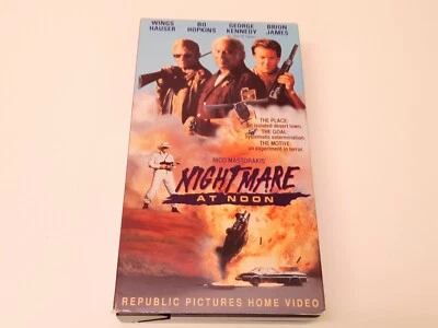 Nightmare At Noon 1988 VHS USA NTSC Nico Mastorakis Wings Hauser Bo Hopkins OOP - Bild 1 von 4