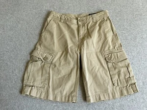 Polo Ralph Lauren Shorts Boys 14 Brown Khaki Cargo Baggy Loose Skater Youth PRL - Picture 1 of 12