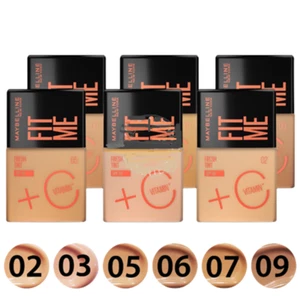 Maybelline Fit Me Fresh Tint Vitamin C Skin Care SPF 50PA+++ Oil-free 30 ml - Picture 1 of 17