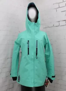 686 GoreTex Skyline Shell Snow Jacket, Women's Small, Spearmint Green New - Picture 1 of 5