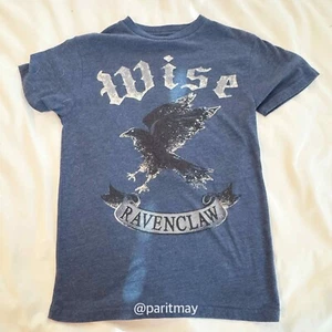 Harry Potter Ravenclaw Wise Shirt Universal Studios Blue Tee SMALL (EXCELLENT) - Picture 1 of 2