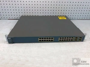 WS-C3560G-24TS-E CISCO CATALYST 24-PORT 10/100/1000BASE-T GIGE SWITCH CNMW400ARB - Picture 1 of 6