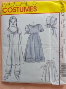 McCall's 4547 Child's Early American Costume Pattern Size 3-4-5-6 - Picture 1 of 2