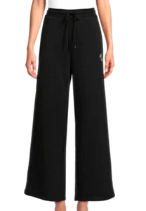 TRUE RELIGION Cozy, Soft, Warm-Black Wide Leg Lounge Pants/Sweatpants-NEW in PKG - Picture 1 of 6