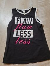 b&b boutique Womens Tank Top Flawless Size Med Black