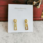 Alicia Bonnie Earrings - The Zip gold