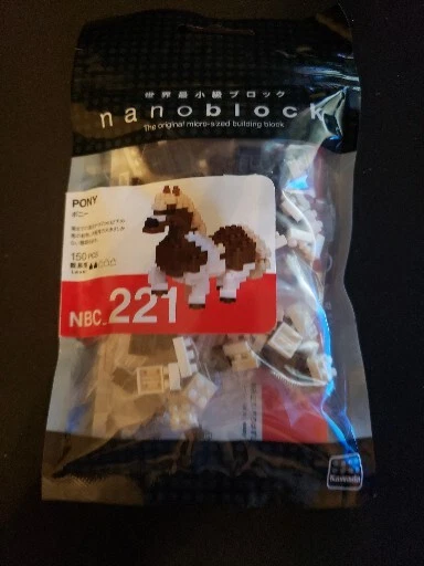 Pony Nanoblock Micro-Sized Building Block Construction Brick Toy Mini NBC221 Foto 1 de 1