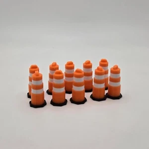 Custom 3D 1/50 Scale Traffic Drum Barrel *10 Pack* - Picture 1 of 3