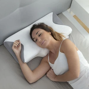 Cuscino Viscoelastico Cervicale con Contorno Ergonomico Conforti InnovaGoods - Foto 1 di 9