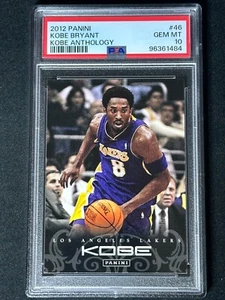 2012 Panini Anthology Kobe Bryant #46 PSA 10 GEM MINT Lakers Mamba LOW POP - Picture 1 of 2