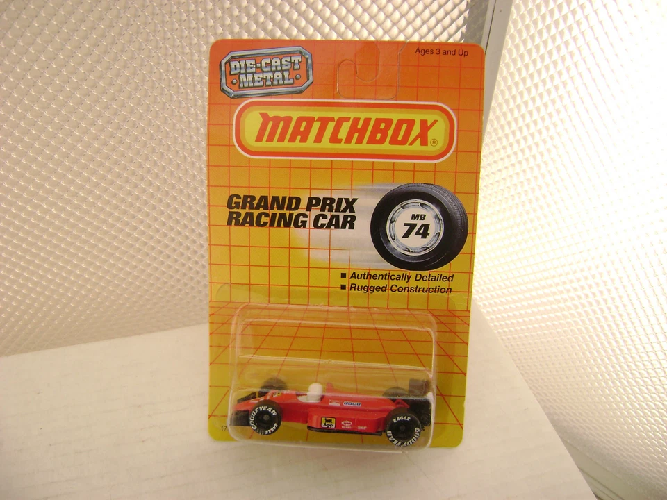 1987 MATCHBOX SUPERFAST MB 74 GRAND PRIX RACING CAR #27 FIAT NEW ON CARD - Image 1 of 4