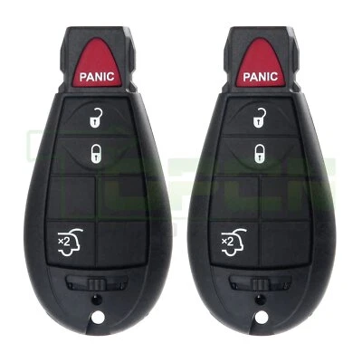 2 For Jeep Grand Cherokee Keyless Entry Remote Control Car Key Fob 4 Buttons - Image 1 of 4