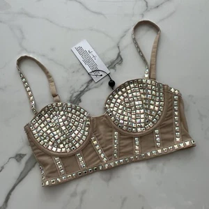For Love and Lemons Jackpot Gem Stud Long Line / XS - Picture 1 of 3