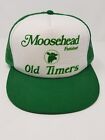 Meubles MOOSEHEAD vintage camionneur maille snapback chapeau vert et blanc Yupoong