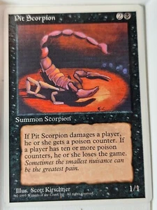 Pit Scorpion - 4th Edition Core Set - Magic the Gathering MTG Nice! - Picture 1 of 3