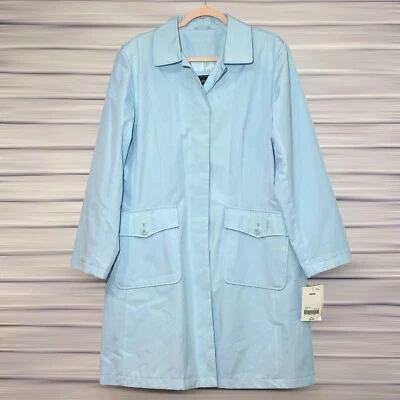 NUEVO CON ETIQUETAS Regent Park Impermeable Forrado Mujer Trench Coat Chaqueta Bolsillos Delanteros - XL Foto 1 de 4