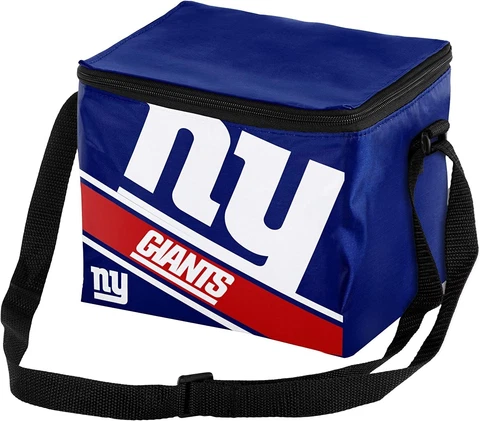 New York Giants Insulated soft side Lunch Bag Sports Cooler Striped Logo NEW Cover