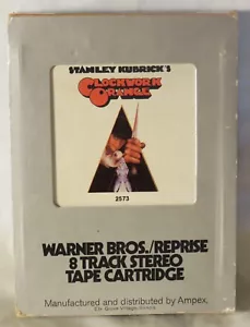 STANLEY KUBRICK A Clockwork Orange 8 TRACK TAPE SLIP COVER TESTED SEE HEAR EX! - Picture 1 of 7