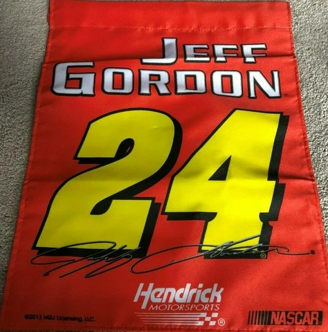 Jeff Gordon # 24 AARP DOUBLE SIDED 13 x 18 GARDEN FLAG ! FREE SHIPPING ! Cover