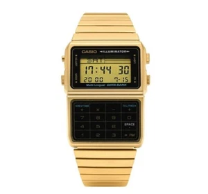Casio DBC-611G-1 | Reloj Calculadora Retro | Tono Dorado | Banco de Datos | M... - Imagen 1 de 1