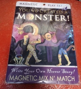You've Created a Monster Horror Magnetic Play Set Unemployed Philosophers New - Picture 1 of 2