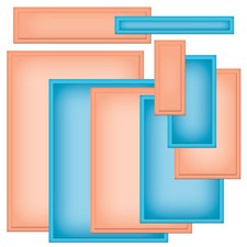 Spellbinders Nestabilities Die ~ A2 MATTING BASICS B ~ S5-132