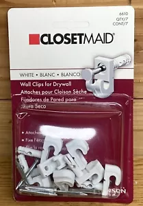 Schrankmädchen Wandclips für Trockenbau - #6610 - 7 Stück Regal zur Wand - Bild 1 von 2