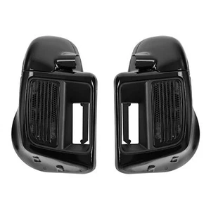 Lower Vented Leg Fairing Black Fits For Harley Touring Street Glide 2014-Later - Bild 1 von 5