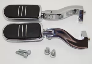 97-20 Harley Davidson Touring Streamliner soportes para pies de pasajeros cromados - Imagen 1 de 6